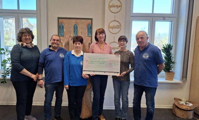 Spende 1000 Euro / Frankenstein-Gemeinde